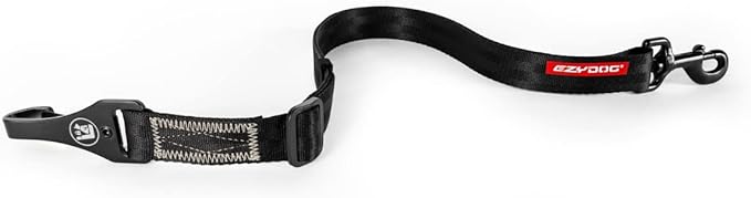 EzyDog Click ISOFIX Cargo - Dog Seat Belt Car Harness Attachment for Dogs - Adjustable Dog Restraints Seatbelts for Car Travel and Safety - (24in - 40in, Black)-Mewly Pet