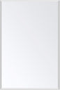 Ruomeng Rectangle Wall Mirror Frameless Bathroom Mirror 16” x 24" Beveled Edge Mirror for Vanity and Entryway