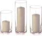 Yummi Set of 36 Slim Pillars and Cylinder Vases - Sandstone