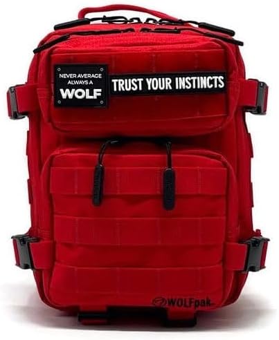 WOLFpak 9L Backpack Mini – Elite Red-Mewly Pet