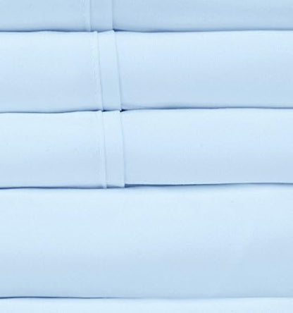 King Size Bed Sheets - 6 Piece 1500 Supreme Collection Fine Brushed Microfiber Deep Pocket King Sheet Set Bedding - 2 Extra Pillow Cases, Great Value, King, Aqua