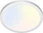 zemty LED Ceiling Light Fixture 6.5 Inch, 12W 1200lm Light Fixtures, Adjustable 3000K 4000K 6500K, Round Flat Ceiling Lamp for Bathroom Closet Hallway Laundry