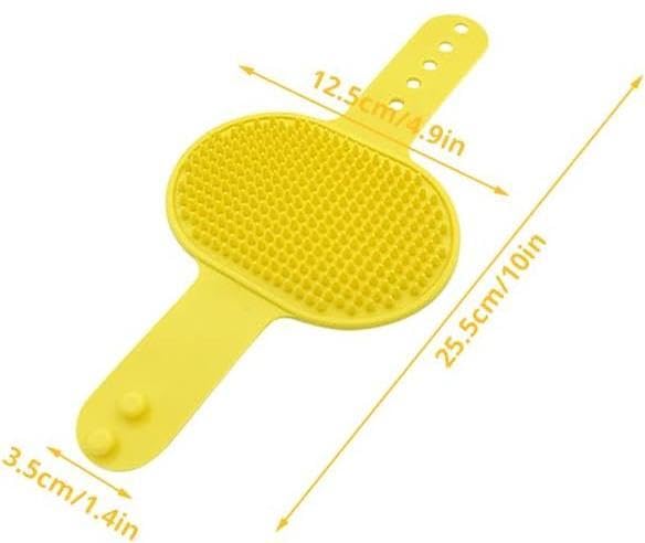 4PCS Cat Self-Groomer, Indoor Cat Brush, Adjustable Silicone Self-Cleaning Massage Tool for Dogs and Cats Scrubbing, Bathing, Massage, Hair Cleaning-Mewly Pet
