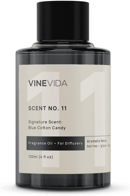 VINEVIDA [4 Fl Oz] Blue Cotton Candy Fragrance Oil for Cold Air Diffusers, Essential Oils for Diffuser Oil Refill & Air Freshener Room Spray