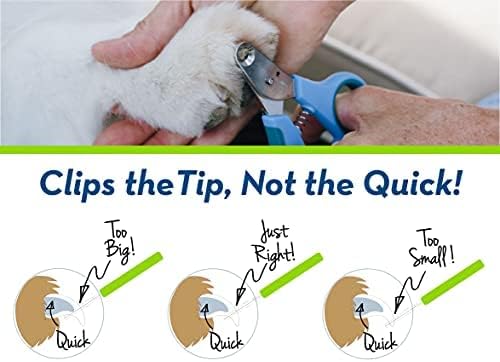 Zen Clipper Pet Nail Clipper for Cats – Cat Nail Trimmer for Safer Pet Grooming - Clean, Quiet, and Easy-to-Use Stainless Steel Claw Trimmer - (2mm Hole)-Mewly Pet