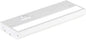 LED Under Cabinet Lighting Hardwired - 3CCT 9 Inch White Finish - Undercabinet Lights for Kitchen - Linkable Undercounter Dimmable Plug in Light or Hard Wired - Under Counter Fixture Direct Wire