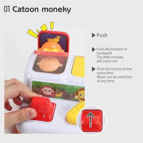 Animal Park Interactive Pop Up Music Toy,Up- Early Education Activity Center Toy, Ages 7 8 9 10 11 12 Months and up Infant Toddlers Toys.-Mewly Pet