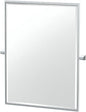 Gatco 5659FS A-Line Framed Rectangle Mirror, 32.5 Inch, Chrome