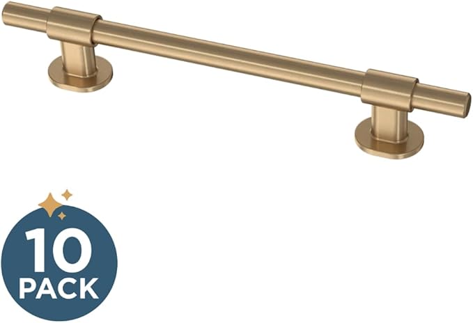 Franklin Brass Adjusta-Pull (5-Pack) Adjustable Drawer Pulls | Fits 1-3/8 to 6-5/16 Inch Hole Centers | Champagne Bronze Cabinet Handles| Francisco P44365-CZ-B