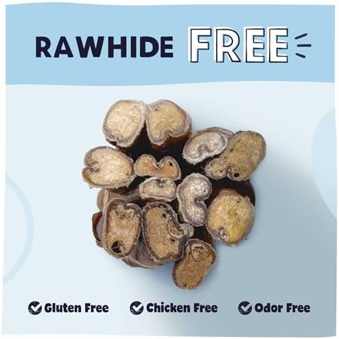 Pawstruck Premium 5-8" Bully Sticks for Dogs, 1 lb Bag - 100% Digestible, Natural Beef, Low Odor, Long-Lasting Chew for Medium & Large Dogs - Single Ingredient, Rawhide-Free Treat-Mewly Pet