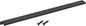 uxcell Cabinet Finger Edge Pull, 1pcs 500mm / 19.69" Aluminum Alloy Back Mount Hidden Cabinet Pulls Concealed Handle for Home Kitchen Drawer Cabinet, Black