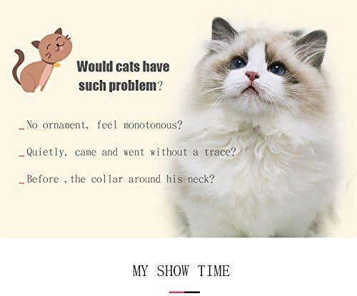 CHUKCHI Heart Bling Cat Collar with Safety Belt and Bell 8-11 Inches(Pink)-Mewly Pet