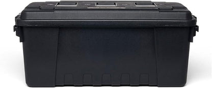 Plano Sportsman's Trunk, Medium 3 Pack, Black, Lockable Storage Box, Medium Storage Bins for Indoor and Outdoor Spaces, Easy to Carry, Secure and Transport, Airline Friendly
