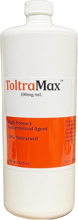 Toltrazuril 10.0% for Horses, Dogs, Cats, 960mL/32.4Ounce, for Non-Food Chain Animals, Alfalfa-Mewly Pet