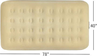 Simpli Comfy Twin Replacement Air Mattress with Built-in Pump – Compatible with EZ Bed, Use Alone or with Frame, Fast Inflation, Portable and Easy Storage