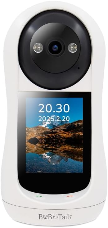 Pet Camera with 2-Way Audio, 5MP Lens, Motion Tracking, 360° Vision, Human Detection-Mewly Pet