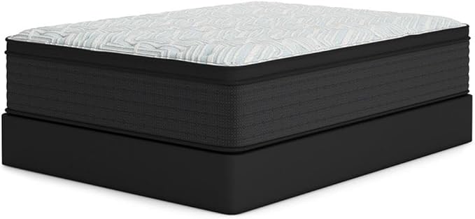 Signature Design by Ashley Palisades ET 14.75" Extra Plush Antimicrobial Copper Response Memory Foam Hybrid Mattress with Edge Support for Cool Sleep and Pressure Relief, King, Fiberglass Free