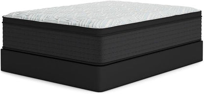 Signature Design by Ashley Palisades ET 14.75" Extra Plush Antimicrobial Copper Response Memory Foam Hybrid Mattress with Edge Support for Cool Sleep and Pressure Relief, King, Fiberglass Free