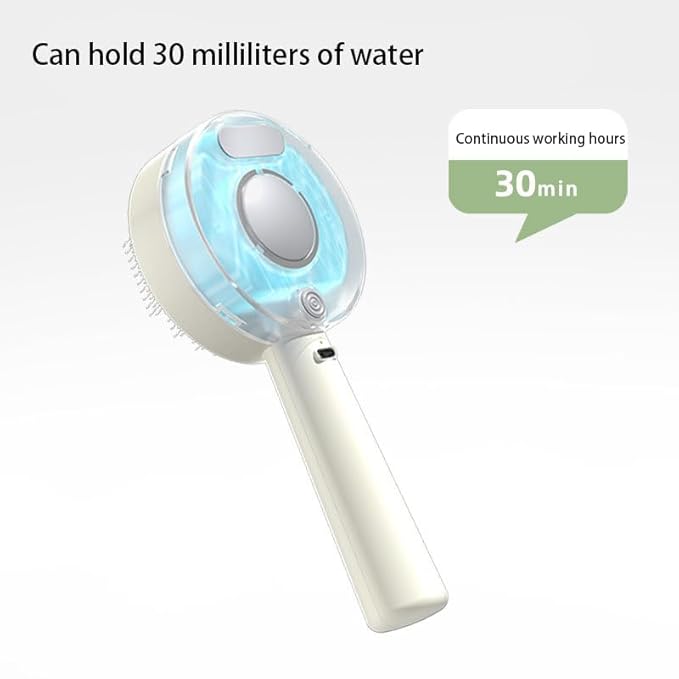 Cat Steam Brush， 3 In 1 Cat Brush，Quickly Clean Your Pet's Fur，Anti-Static Pet Spray Hair Removal Comb，Suitable for pets such as cats, dogs, rabbits, etc.-Mewly Pet