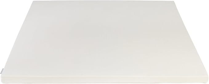 Pure Green Natural Latex Mattress Topper w/Jersey Cover - Soft - 3 Inch - Full Size (GOTS Certified Organic)