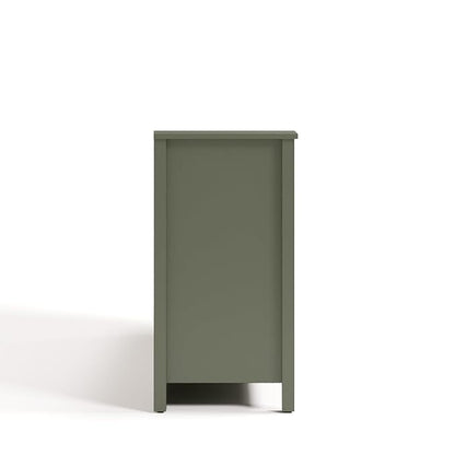 Storkcraft Alpine 6-Drawer Dresser (Olive) – GREENGUARD Gold Certified, Green Dresser for Bedroom, Kids & Nursery Storage Drawers, Safety Interlocking Drawers, Pre-Installed Tracks, Kids Bedroom