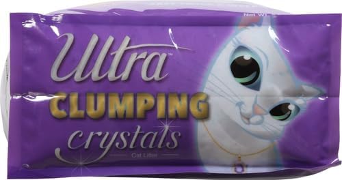 Ultra Clumping Micro Crystals Cat Litter - Dust Free, Soft on Paws, Fragrance Free - 5 Lbs.-Mewly Pet