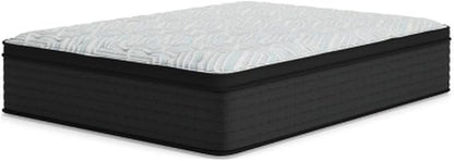Signature Design by Ashley Palisades ET 14.75" Extra Plush Antimicrobial Copper Response Memory Foam Hybrid Mattress with Edge Support for Cool Sleep and Pressure Relief, King, Fiberglass Free
