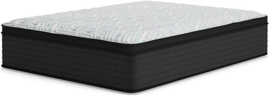 Signature Design by Ashley Palisades ET 14.75" Extra Plush Antimicrobial Copper Response Memory Foam Hybrid Mattress with Edge Support for Cool Sleep and Pressure Relief, King, Fiberglass Free