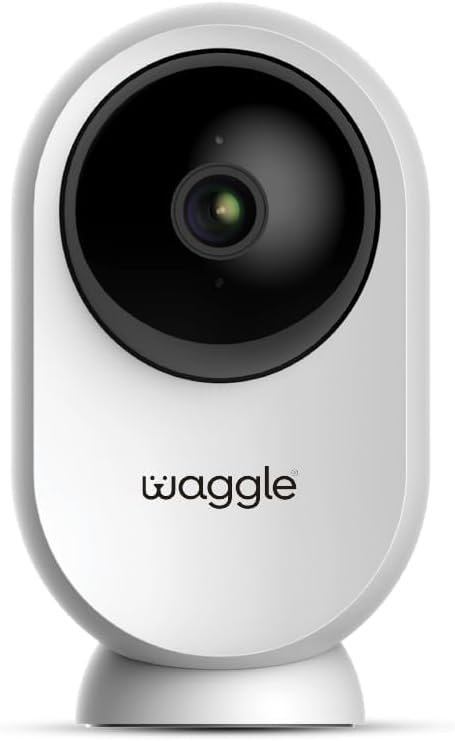 Waggle RV/Dog Temperature Monitor (GPS) & Pet Camera Bundle for RVs - Portable WiFi Cam (128GB) with Motion Alert & Remote Access | Watch Pets While Travelling-Mewly Pet