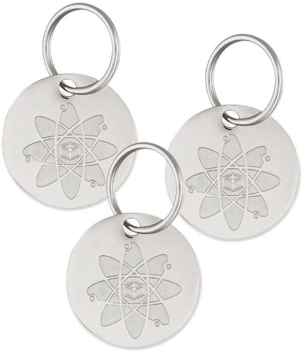 Natural Flea & Tick Repellent Collar Tag for Dogs & Cats – BioPower Pet Shield – Safe for Pets When Used as Directed – Lasts 1 Full Year - Regular Tag (3Pack)-Mewly Pet