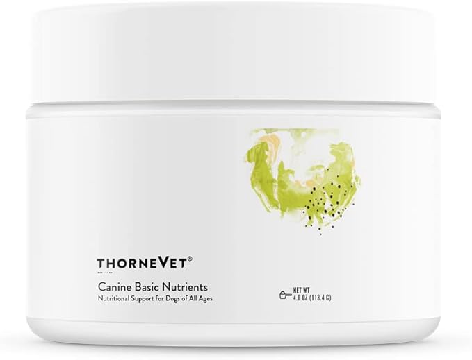 ThorneVet Canine Basic Nutrients Powder – Multivitamin Support for Dogs, 90 Scoops-Mewly Pet