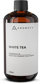 White Tea Diffuser Oil, 16.9 FL Oz, 500 mL, Aroma Essential Oil for Scent Diffusers, Luxury Hotel Scent for Home, Bathroom, Spa & Office, Natural White Tea Fragrance Oil, Orange & Palo Santo.