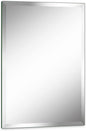 24"x36" Frameless Rectangle Wall Mirror with 1 inch Beveled Edge for Bathroom Vanity