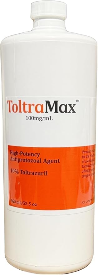 Toltrazuril 10.0% for Horses, Dogs, Cats, 960mL/32.4 Ounce, for Non-Food Chain Animals, Peanut Butter-Mewly Pet