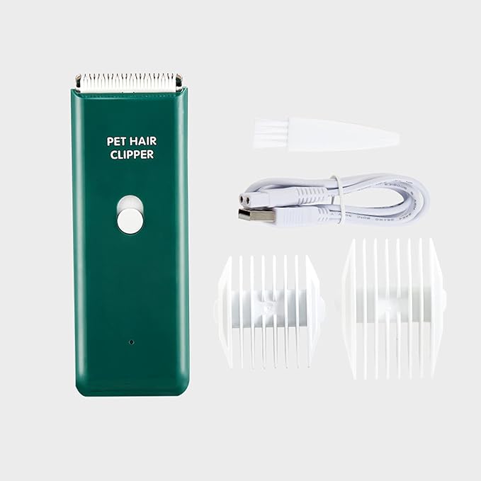 Dog Cat Home Hair Waterproof Clipper Portable Electric USB Rechargeable Pet Grooming Tools Low Noise Shaver Cordless Trimmer for Small and Large Pets-Mewly Pet