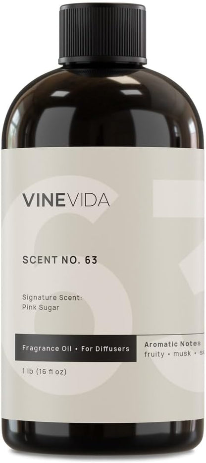 VINEVIDA [16 Fl Oz] Pink Sugar Fragrance Oil for Cold Air Diffusers, Essential Oils for Diffuser Oil Refill & Air Freshener Room Spray