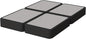 Nutan Inch Sturdy Box Spring for Mattress Support-Durable and Fully Assembled, Natural Wood California King(Fold), Gray, 8" Foundation