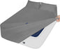 California King Sheet Sets for Air Mattress - Extra Deep Pocket Cal King Sheet Set - 3Pcs Side Storage Pocket Fitted Sheet & Pillowcases Easily Fits 16in to 24in Pillow Top Air Bed Mattress(Grey)