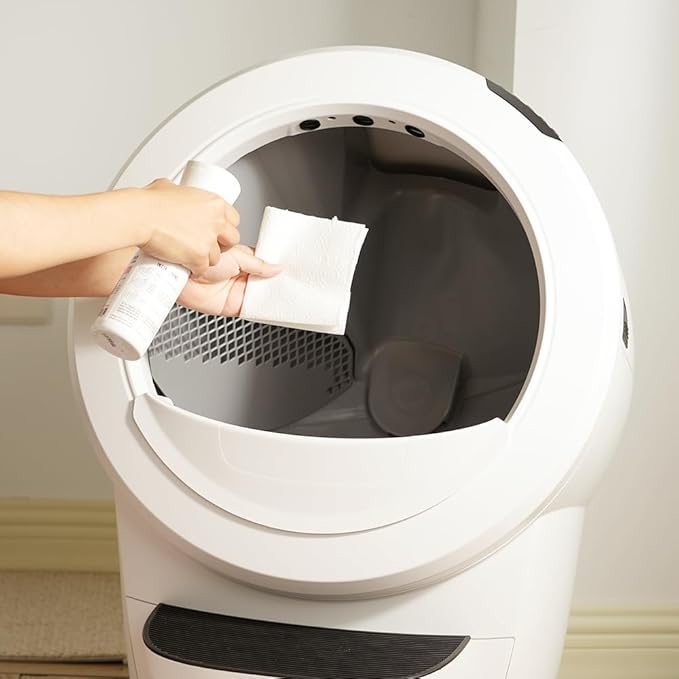 Lady N Non-Stick Spray for Cat Litter Box and Self-Cleaning Cat Litter Box, Alcohol-Free, Food Grade Mineral Oil, 6 fl oz-Mewly Pet