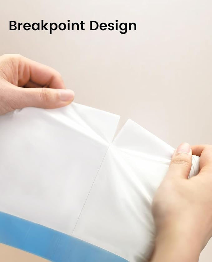 Cat Litter Box Liners-60 Count, Drawstring Cat Litter Waste Receptacles Bags for LELO ELVES LMSP-10-18" x 18"-Mewly Pet