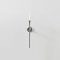 Aspar Wall Sconce, Modern Candle Holder with Elegant Hook Design, Versatile Decorative Lighting for Indoor Wall Decor and Ambiance Setting, Silver (Candle Not Included)