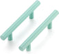 Ravinte 1 Pack | 5 Inch Cabinet Pulls Green Stainless Steel Kitchen Drawer Pulls Cabinet Handles 5 InchLength, 3 Inch Hole Center