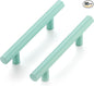 Ravinte 60 Pack | 5 Inch Cabinet Pulls Green Stainless Steel Kitchen Drawer Pulls Cabinet Handles 5 InchLength, 3 Inch Hole Center
