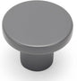Ravinte 3 Pack Cabinet Knobs Grey Kitchen Cabinet Knobs Round Dresser Drawer Pulls Closet Door Pulls 1-1/5 Inch