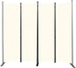 Room Divider 6FT Portable Room Dividers and Folding Privacy Screens, 88'' W Fabric Divider for Room Separation, 4 Panel Partition Room Dividers Freestanding Wall Divider Screen for Dorm Studio Office