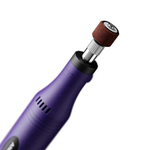 Andis 66745 EasyClip 2-Speed Pet Nail Grinder, Purple-Mewly Pet