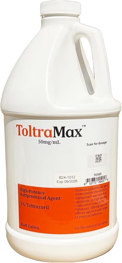 Toltrazuril 5.0% for Horses, Dogs, Cats, 1/2 Gallon, for Non-Food Chain Animals, Peanut Butter-Mewly Pet