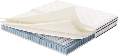Modway MOD-7096-WHI Jenna 6" Innerspring Pillow Top King Mattress, White