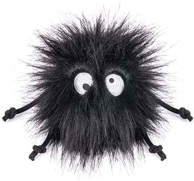 P.L.A.Y. Cute Plush Cat Toys - Feline Frenzy Animal Critter Themed Catnip Filled Toy, Great for Adult Cats and Kittens - Machine Washable, Recycled Materials, Crinkles, Rope Knots (Frisky Furball)-Mewly Pet