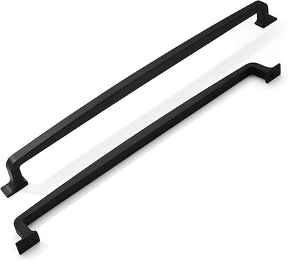 khtumeware | Appliance Handle Pull | Matte Black | 18 in (457 mm) Center-to-Center Drawer Pull | 1 Pack| Kitchen and Bathroom Cabinet Hardware | Furniture Hardware
